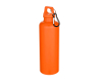 Gourde légère en plastique recyclé avec mousqueton 750 ml couleur orange