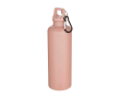 Gourde légère en plastique recyclé avec mousqueton 750 ml couleur rose clair