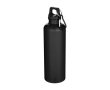 Gourde légère en plastique recyclé avec mousqueton 750 ml couleur noir