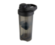 Gourde de sport en plastique avec bille mélangeuse, 700 ml couleur noir