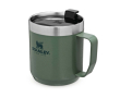 Mug isotherme en inox 350 ml avec couvercle anti-éclaboussures Stanley couleur vert foncé