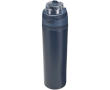 Gourde simple paroi paille rabattable finition mate 800 ml couleur bleu marine