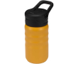 Gourde sport avec paille rabattable anti-fuite 350 ml couleur jaune