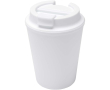 Tasse isotherme double paroi bouchon vissé anti-fuite 300 ml couleur blanc