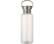 Bouteille en inox 600 ml avec bouchon vissé et poignée couleur transparent