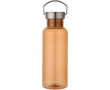Bouteille en inox 600 ml avec bouchon vissé et poignée couleur orange