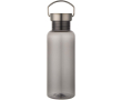 Bouteille en inox 600 ml avec bouchon vissé et poignée couleur noir
