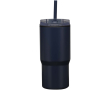 Gobelet isotherme double paroi couvercle antifuite 540 ml couleur bleu marine