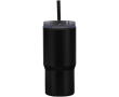 Gobelet isotherme double paroi couvercle antifuite 540 ml couleur noir