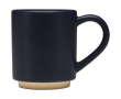 Tasse empilable céramique base moderne non émaillée 180 ml couleur bleu marine