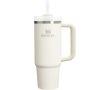 Gobelet isotherme 890 ml avec couvercle rotatif et paille Stanley couleur beige