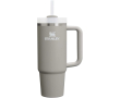Gobelet isotherme 890 ml avec couvercle rotatif et paille Stanley couleur gris