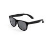Lunettes de soleil en paille de blé avec verres noirs UV400 couleur noir
