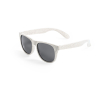 Lunettes de soleil en paille de blé avec verres noirs UV400 couleur naturel