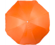 Parasol en polyester de couleur avec bord blanc et revêtement UV Ø150 couleur orange