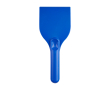 Grattoir à glace grand format en plastique recyclé avec manche couleur bleu roi