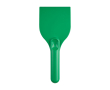 Grattoir à glace grand format en plastique recyclé avec manche couleur vert