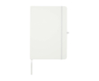 Carnet en papier recyclé avec couverture rigide A5 pages lignées couleur blanc