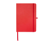 Carnet en papier recyclé avec couverture rigide A5 pages lignées couleur rouge