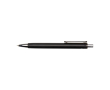 Stylo à bille en plastique recyclé avec encre semi-gel noire 0,7 mm couleur noir