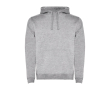 Sweat-shirt en coton et polyester 280 g/m² Roly Direct Urban couleur gris clair chiné