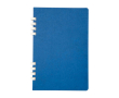 Cahier A5 à couverture rigide en papier recyclé, pages lignées couleur bleu marine