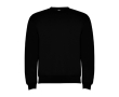 Pull en coton et polyester 280 g/m² Roly Direct Clasica couleur noir