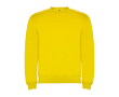 Pull en coton et polyester 280 g/m² Roly Direct Clasica couleur jaune