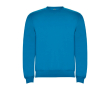 Pull en coton et polyester 280 g/m² Roly Direct Clasica couleur cyan