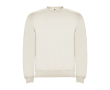 Pull en coton et polyester 280 g/m² Roly Direct Clasica couleur blanc cassé