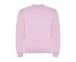 Pull en coton et polyester 280 g/m² Roly Direct Clasica couleur rose clair