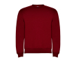 Pull en coton et polyester 280 g/m² Roly Direct Clasica couleur grenat