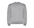 Pull en coton et polyester 280 g/m² Roly Direct Clasica couleur gris clair