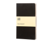 Carnet Moleskine Cahier Journal à reliure cousue, pages blanches couleur noir