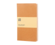 Carnet Moleskine Cahier Journal à reliure cousue, pages blanches couleur marron