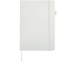 Carnet A5 rigide cuir synthétique ligné JournalBooks couleur blanc