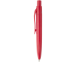 Mini stylo en plastique recyclé RCS avec encre bleue couleur rouge