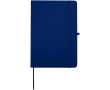 Carnet A5 rigide cuir synthétique avec pages lignées couleur bleu marine