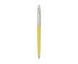 Stylo recyclé élégant avec recharge d´encre bleue Parker Jotter couleur jaune