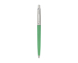Stylo recyclé élégant avec recharge d´encre bleue Parker Jotter couleur vert