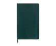 Carnet XL vegan effet python Moleskine Vegea Boa, pages lignées couleur vert