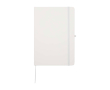 Cahier avec coins arrondis et couverture souple A5 pages lignées couleur blanc