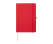 Cahier avec coins arrondis et couverture souple A5 pages lignées couleur rouge