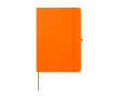 Cahier avec coins arrondis et couverture souple A5 pages lignées couleur orange