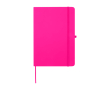 Cahier avec coins arrondis et couverture souple A5 pages lignées couleur rose