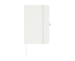 Carnet à couverture rigide avec toucher doux A6 pages lignées couleur blanc