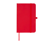 Carnet à couverture rigide avec toucher doux A6 pages lignées couleur rouge