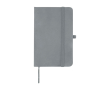 Carnet à couverture rigide avec toucher doux A6 pages lignées couleur gris