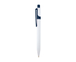 Stylo en plastique recyclé sophistiqué, encre noire couleur bleu marine