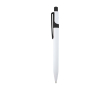Stylo en plastique recyclé sophistiqué, encre noire couleur noir